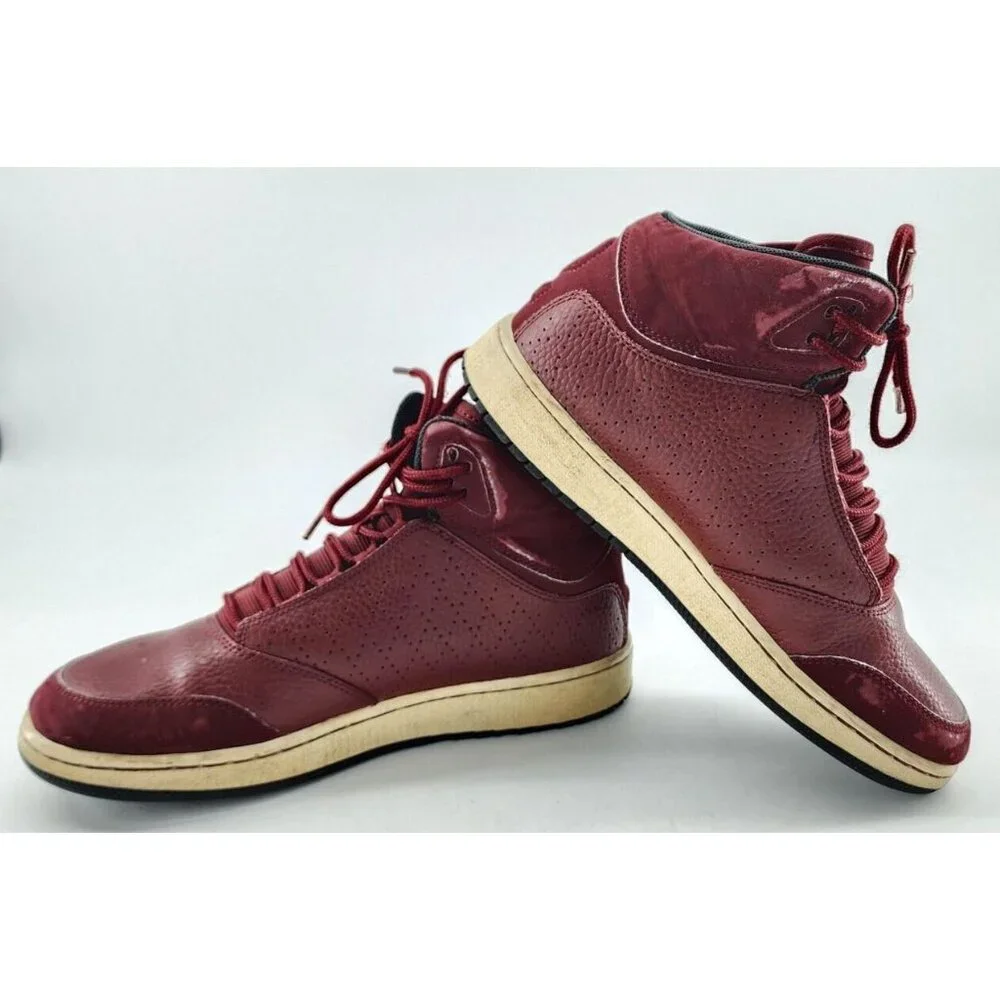 Nike Jordan 1 Flight 5 BG Youth Size 6.5Y Dark Red‎ 881440-624